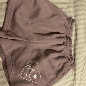 Size large, never worn, light purple color